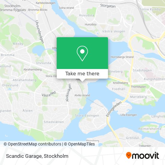 Scandic Garage map