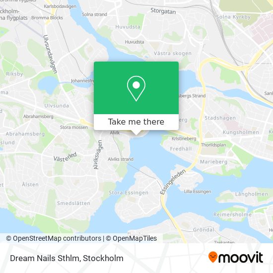 Dream Nails Sthlm map