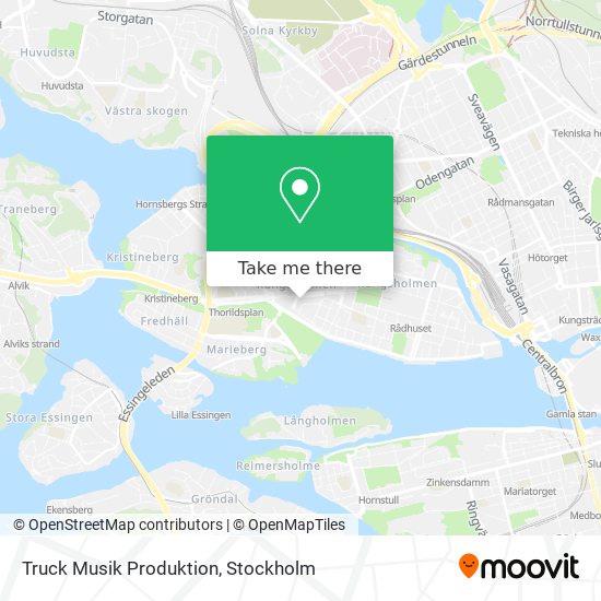 Truck Musik Produktion map