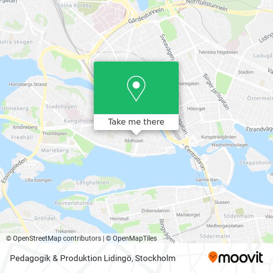 Pedagogik & Produktion Lidingö map