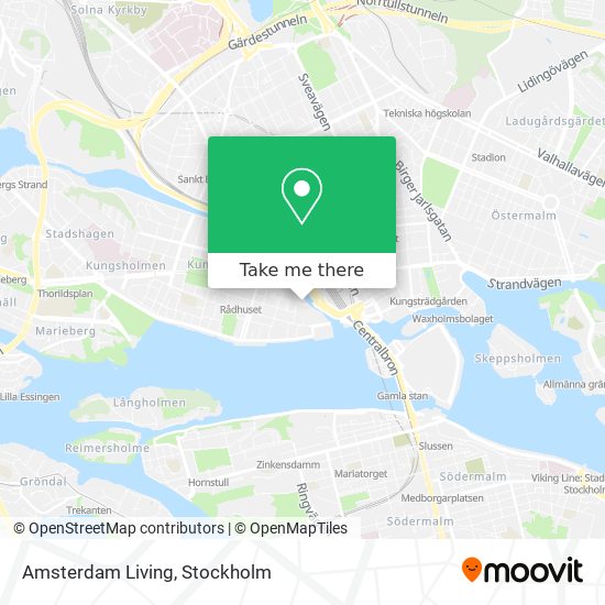 Amsterdam Living map