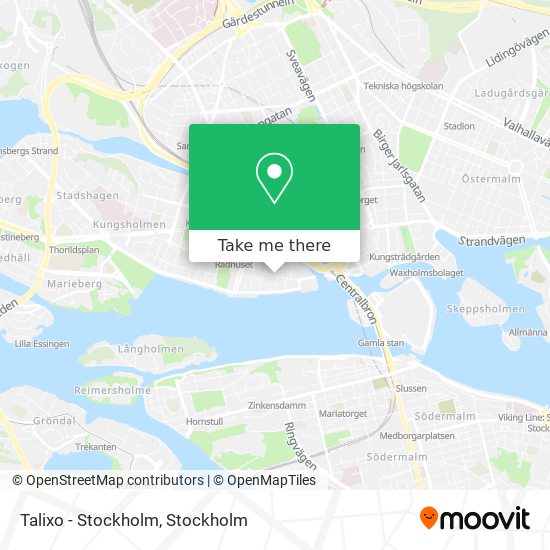 Talixo - Stockholm map