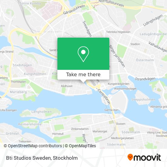 Bti Studios Sweden map