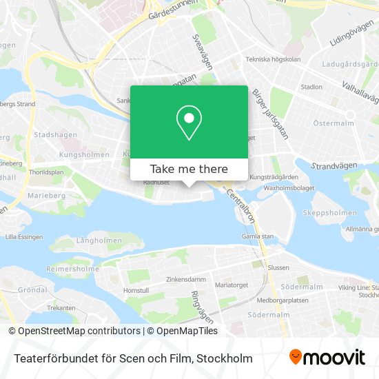 Teaterförbundet för Scen och Film map