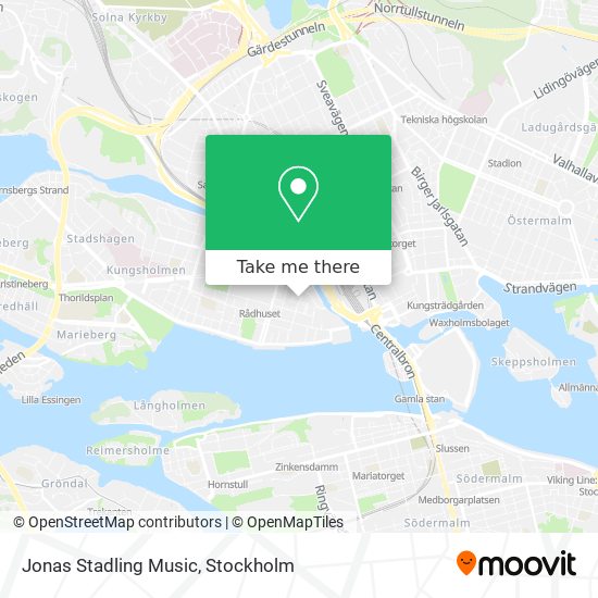 Jonas Stadling Music map