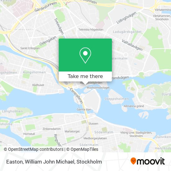 Easton, William John Michael map