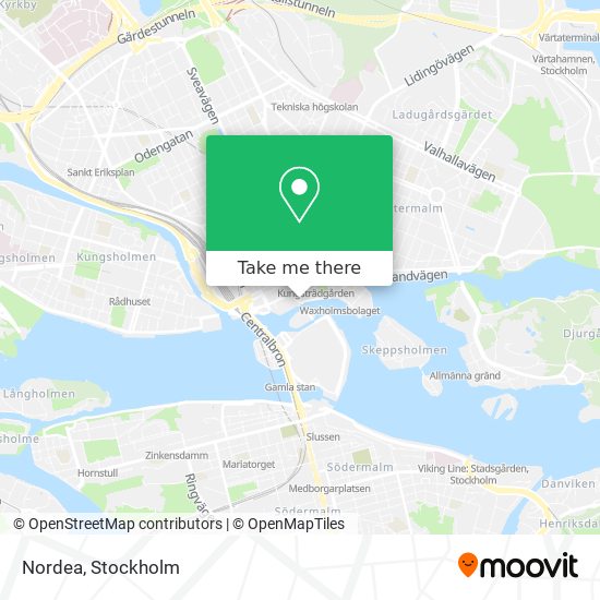 Nordea map