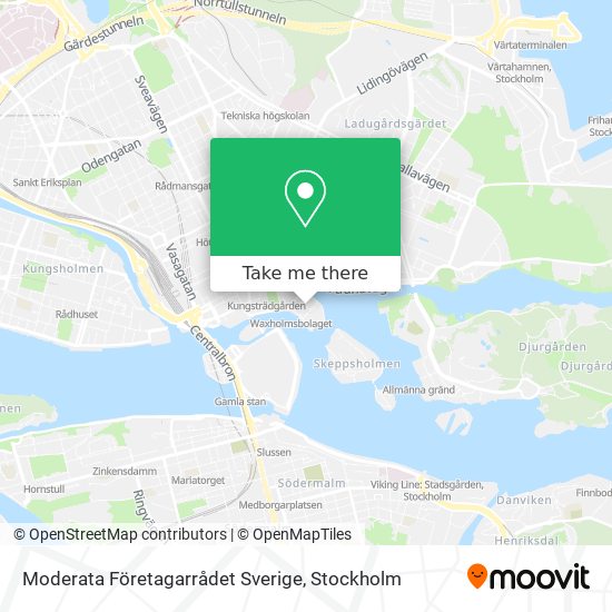 Moderata Företagarrådet Sverige map