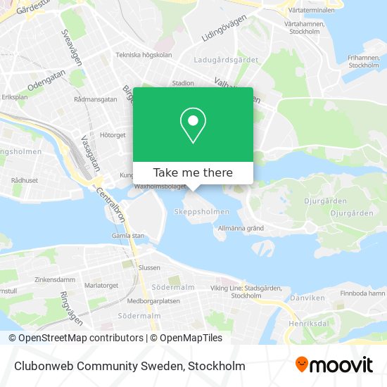 Clubonweb Community Sweden map