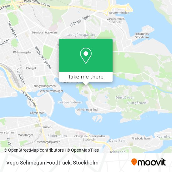 Vego Schmegan Foodtruck map