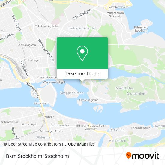 Bkm Stockholm map