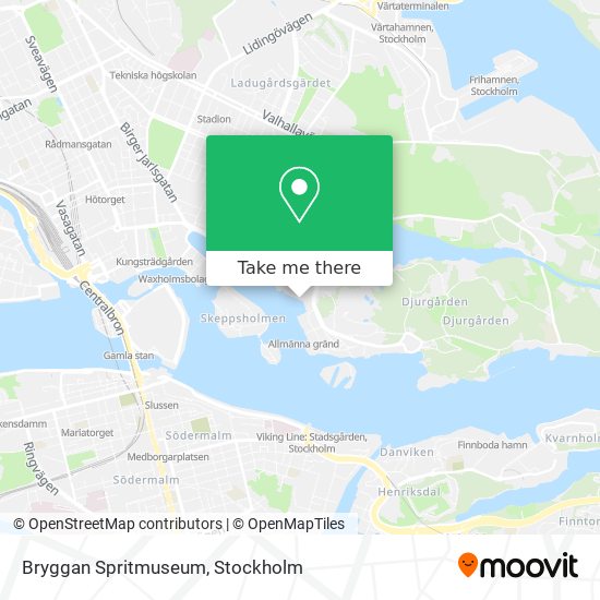 Bryggan Spritmuseum map