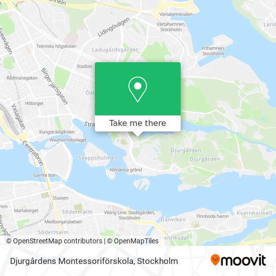 Djurgårdens Montessoriförskola map