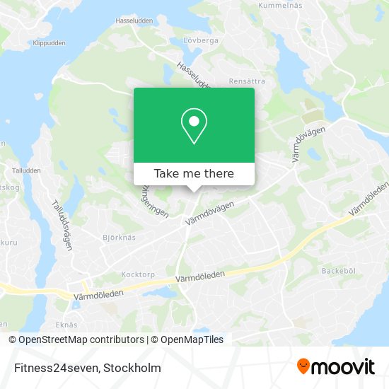 Fitness24seven map