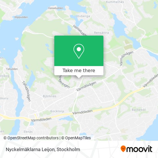 Nyckelmäklarna Leijon map