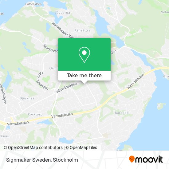 Signmaker Sweden map