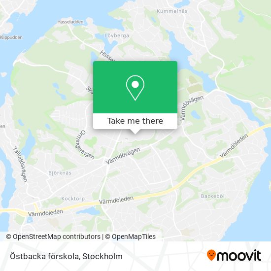 Östbacka förskola map