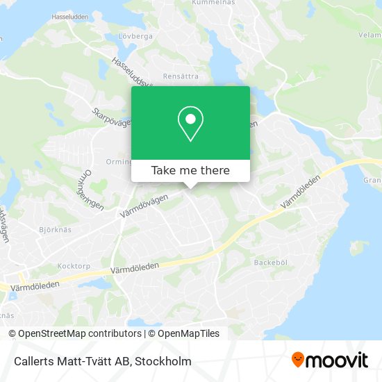 Callerts Matt-Tvätt AB map