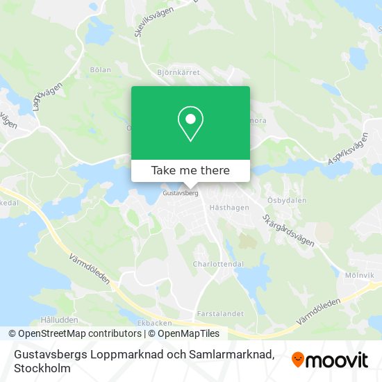 Gustavsbergs Loppmarknad och Samlarmarknad map