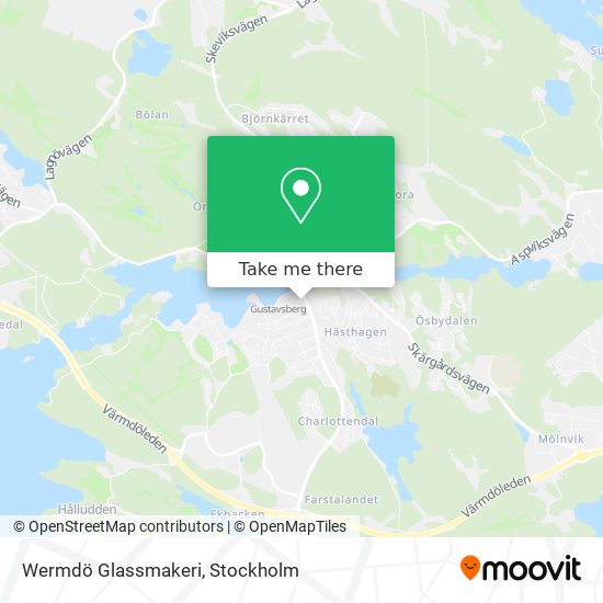 Wermdö Glassmakeri map