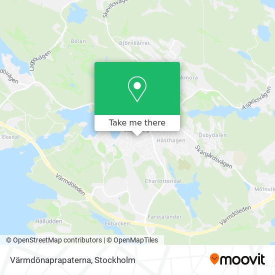 Värmdönaprapaterna map