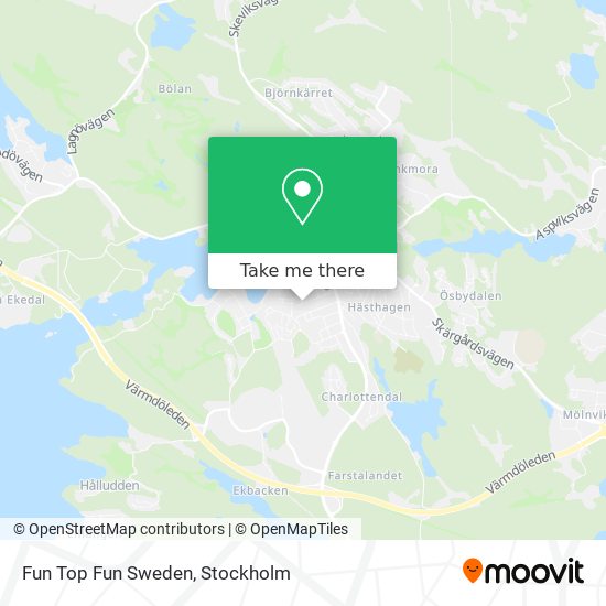 Fun Top Fun Sweden map