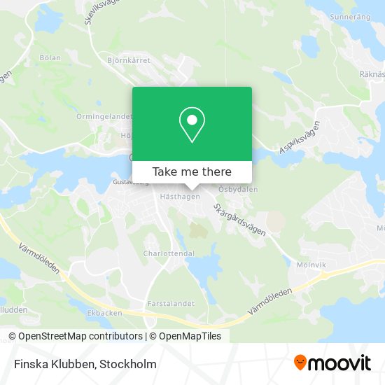 Finska Klubben map