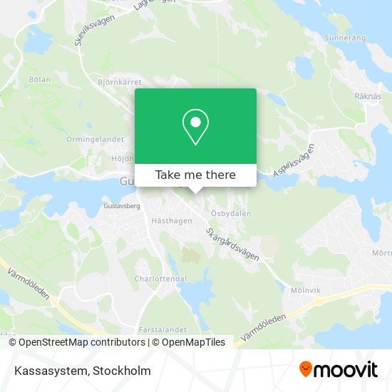 Kassasystem map