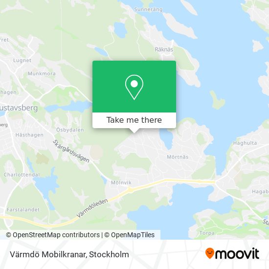 Värmdö Mobilkranar map