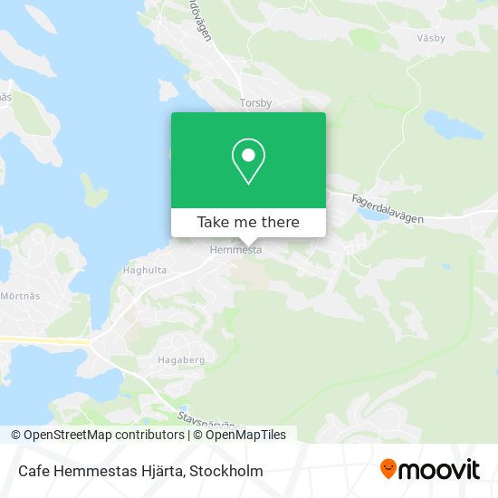 Cafe Hemmestas Hjärta map