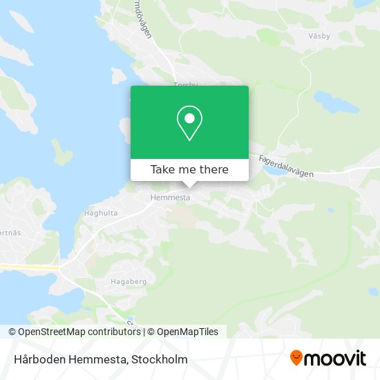 Hårboden Hemmesta map