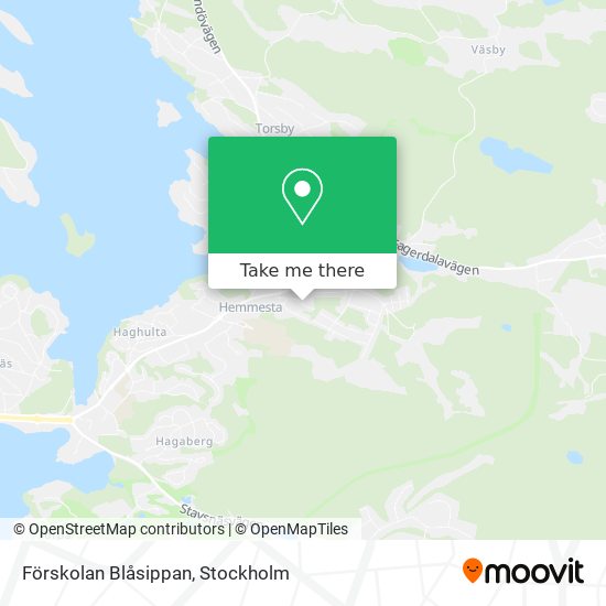 Förskolan Blåsippan map