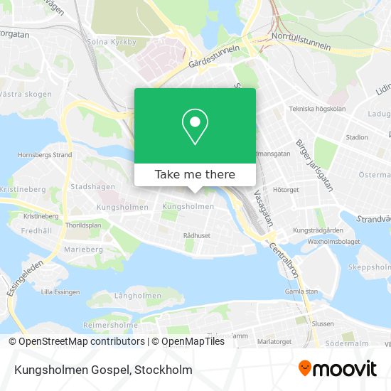 Kungsholmen Gospel map