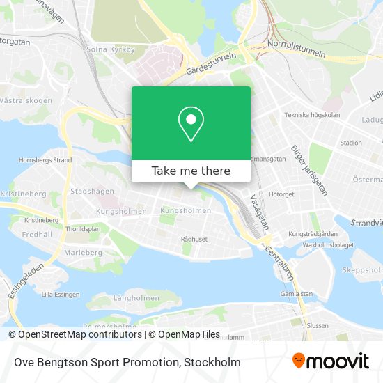 Ove Bengtson Sport Promotion map