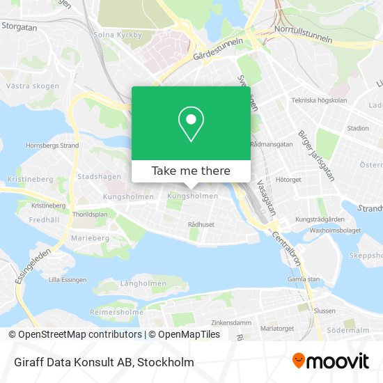 Giraff Data Konsult AB map