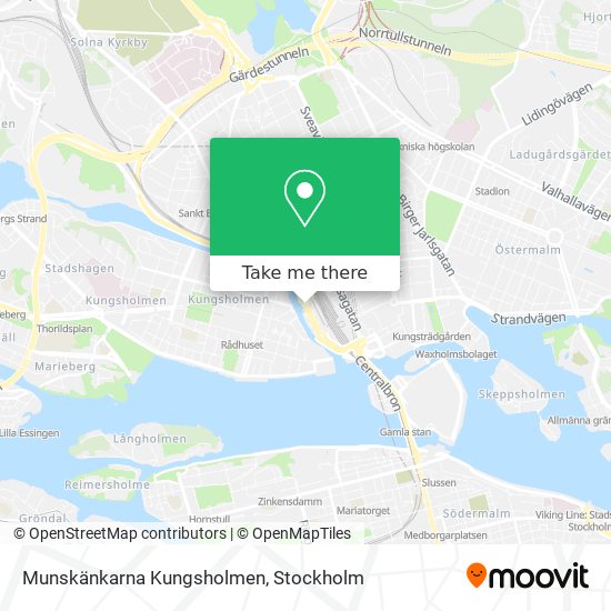 Munskänkarna Kungsholmen map