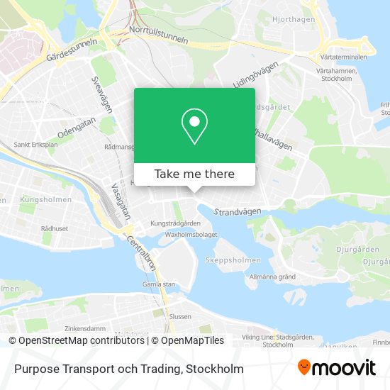 Purpose Transport och Trading map