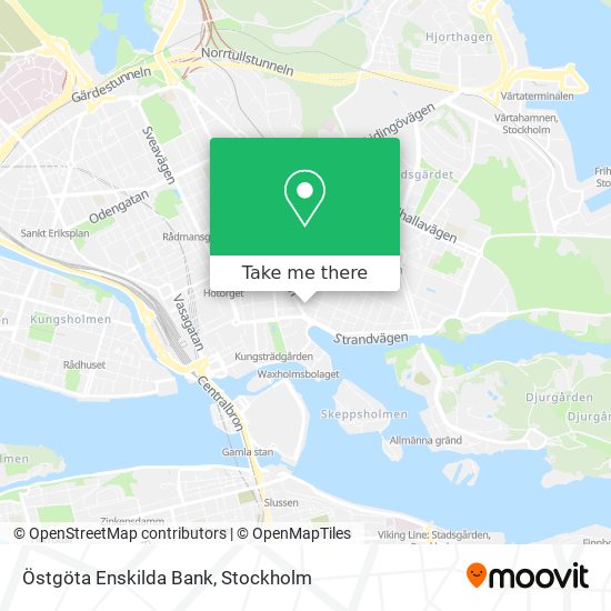 Östgöta Enskilda Bank map