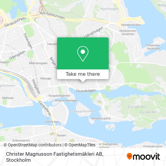 Christer Magnusson Fastighetsmäkleri AB map