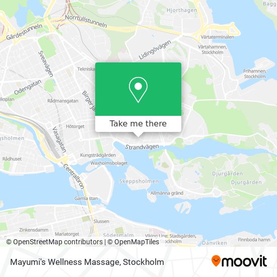 Mayumi's Wellness Massage map