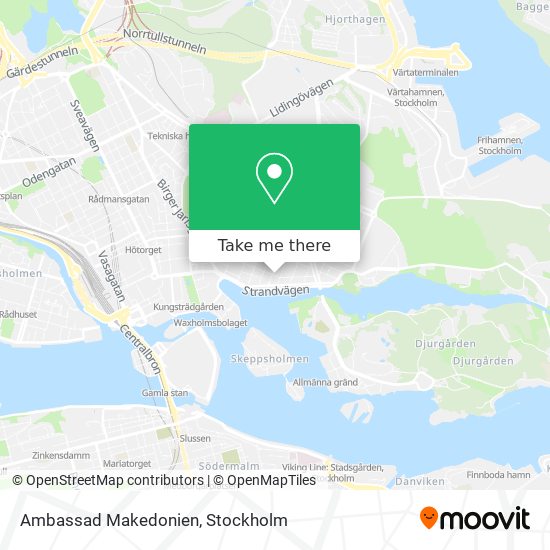 Ambassad Makedonien map