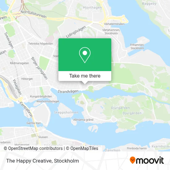 The Happy Creative map