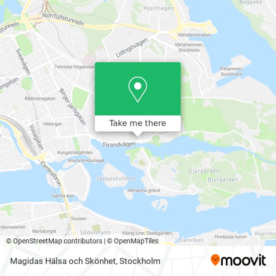 Magidas Hälsa och Skönhet map