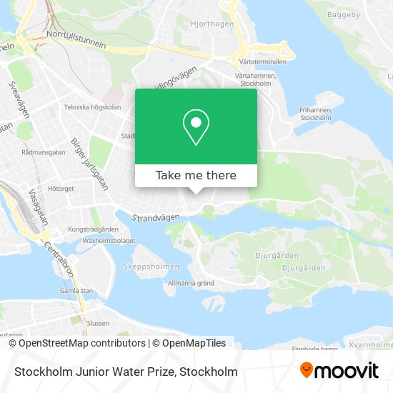 Stockholm Junior Water Prize map