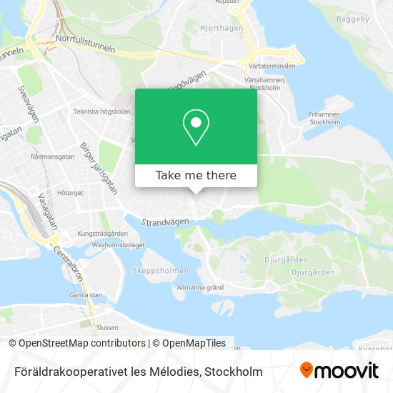 Föräldrakooperativet les Mélodies map