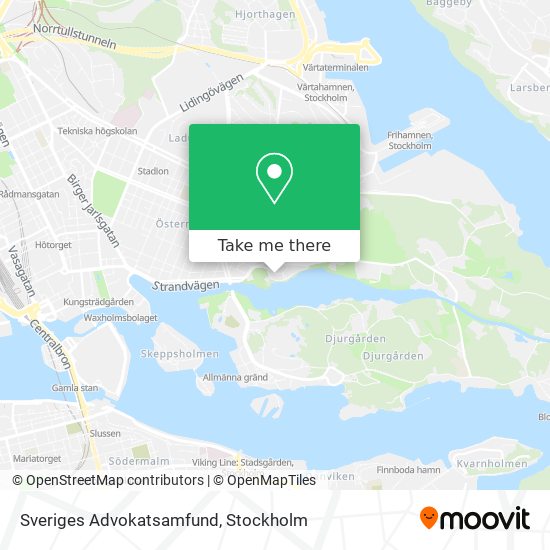 Sveriges Advokatsamfund map