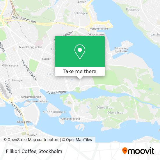 Filikori Coffee map