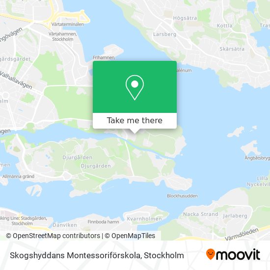 Skogshyddans Montessoriförskola map