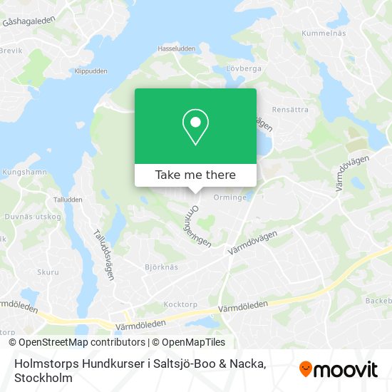 Holmstorps Hundkurser i Saltsjö-Boo & Nacka map