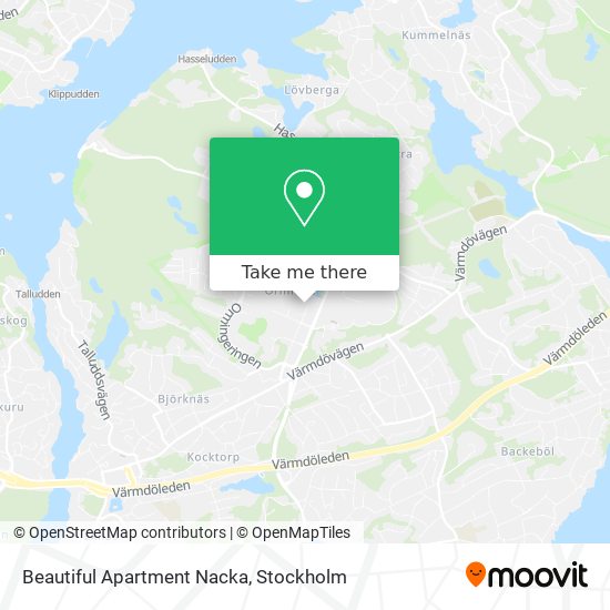 Beautiful Apartment Nacka map